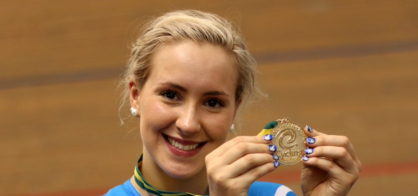 <b>Courtney Field</b> ready for her first Elite Track National Championships <b>...</b> - Courtney-Field-Medal